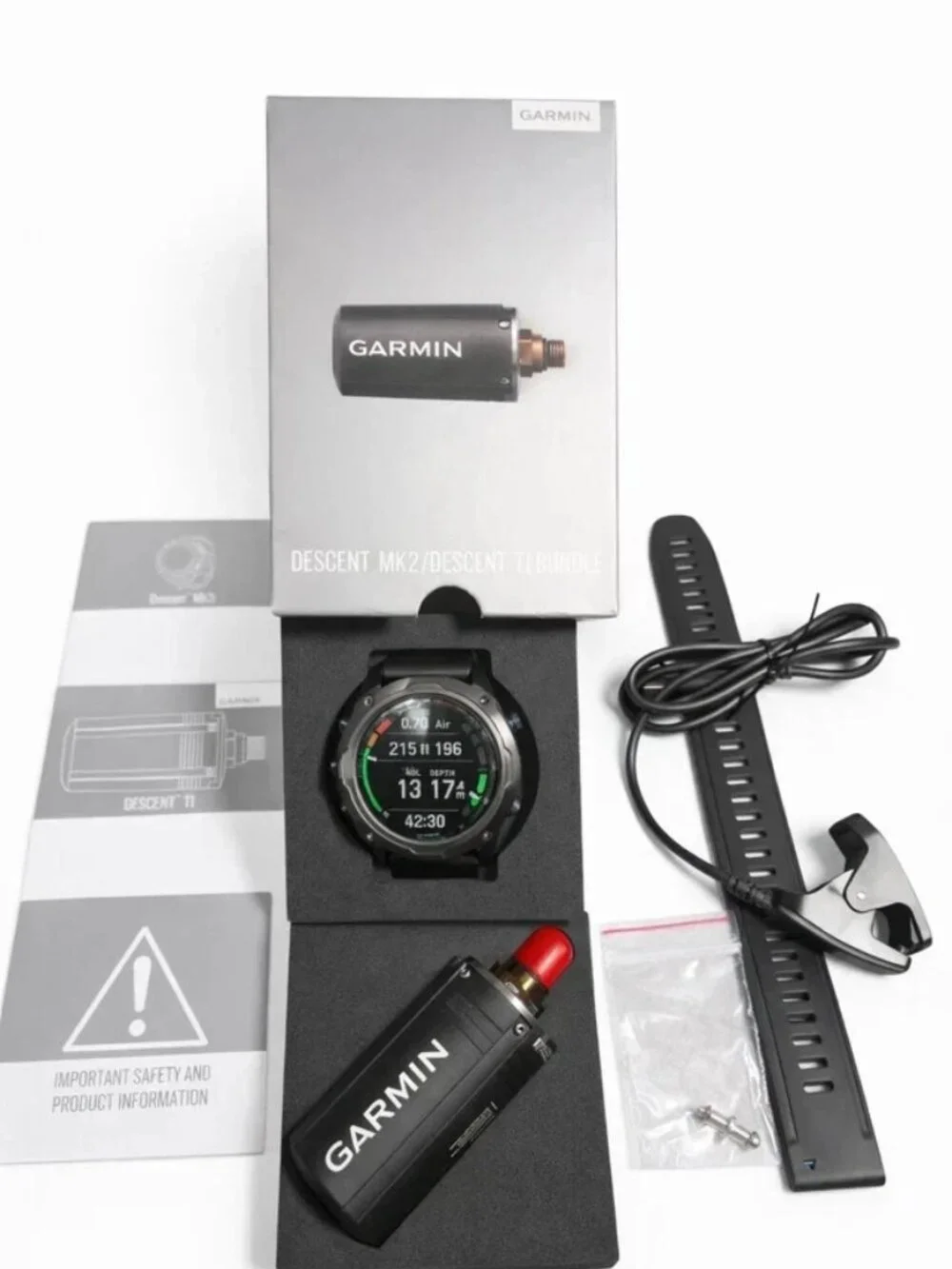 Garmin Descent Mk2i Dive Computer Smartwatch GPS Titanium Black 52mm